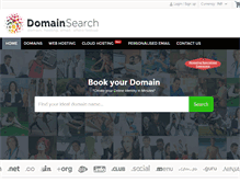 Tablet Screenshot of domainsearch.biz